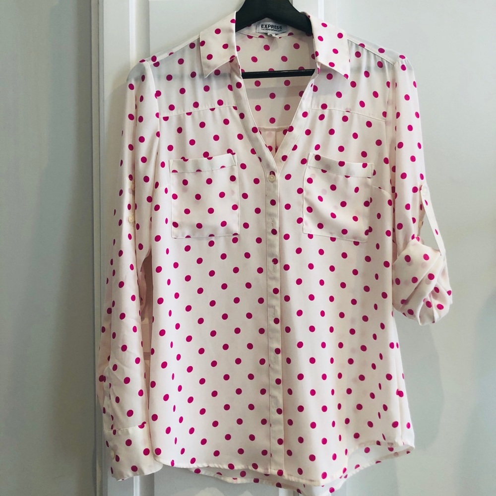 Express polka dot Portofino shirt